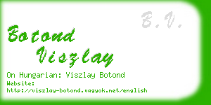botond viszlay business card